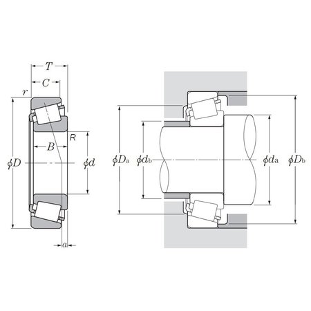 Ntn NTN 30309D, Cone  Cup  45 Mm Id X 100 Mm Od X 2725 Mm W Single Row Case Carburized Steel, NTN 30309D 30309D